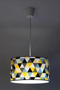 Kolorowa lampa wisząca w geometryczne wzory - EX468-Hestix