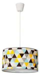 Kolorowa lampa wisząca w geometryczne wzory - EX468-Hestix