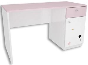 Białe biurko dla dziewczynki Peny 2X - 4 kolory