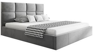 Podwójne łóżko tapicerowane 180x200 Nikos 2X - 48 kolorów