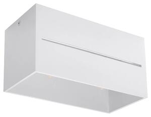 Biały geometryczny plafon LED - EX510-Lobi