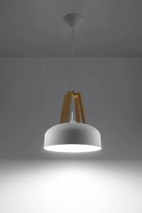 Biała skandynawska lampa wisząca - EX516-Casko