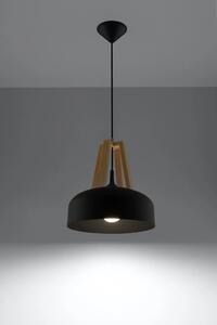 Czarna industrialna lampa wisząca - EX516-Casko