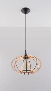 Drewniana lampa wisząca skandynawska - EX518-Mandelins