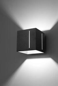 Czarny minimalistyczny kinkiet kostka - EX525-Pixan