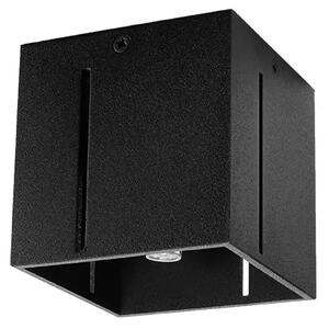 Czarny minimalistyczny plafon kwadrat - EX511-Pixan