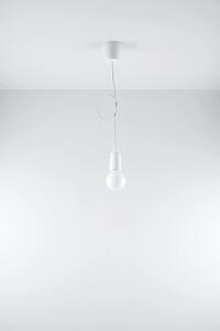 Biała pojedyncza lampa wisząca loft - EX541-Diegi