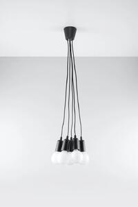 Czarna industrialna lampa wisząca - EX543-Diegi