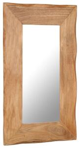 Lustro kosmetyczne, 50x80 cm, lite drewno akacjowe