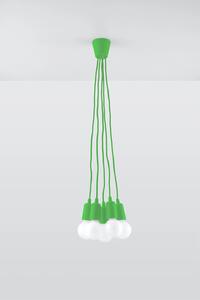 Zielona loftowa lampa wisząca - EX543-Diegi