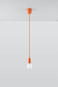 Pomarańczowa lampa wisząca industrialna - EX541-Diegi