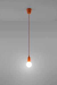 Pomarańczowa lampa wisząca industrialna - EX541-Diegi