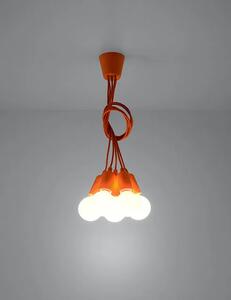 Pomarańczowa industrialna lampa wisząca - EX543-Diegi