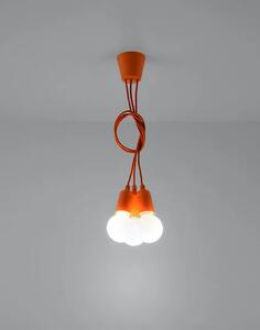 Pomarańczowa loftowa lampa wisząca - EX542-Diegi