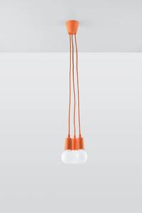 Pomarańczowa loftowa lampa wisząca - EX542-Diegi
