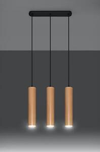 Drewniana lampa wisząca nad stół - EX549-Lini