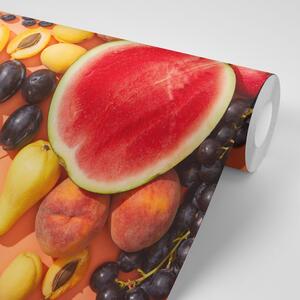 Samoprzylepna fototapeta soczyste letnie owoce