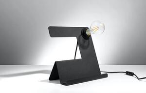 Czarna futurystyczna lampka biurkowa - EX562-Inclino