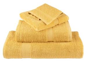 Ręczniki premium, solund, 4 szt., złote, 80x200 cm, 600 g/m²