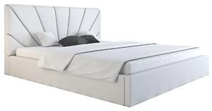 Tapicerowane łóżko z pojemnikiem 180x200 Senti 2X - 48 kolorów