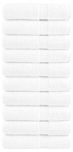 Ręczniki premium, solund, 10 szt., białe, 70x140 cm, 600 g/m²