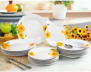 Banquet Porcelanowy zestaw talerzy SUNNY 18 szt