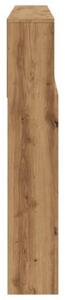 Szafka z wezgłowiem artisan oak 180x19x103,5 cm drewno konstrukcyjne