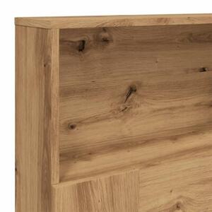 Szafka z wezgłowiem artisan oak 180x19x103,5 cm drewno konstrukcyjne