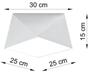Biały geometryczny plafon - EX589-Hexi