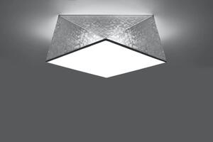 Srebrny designerski plafon - EX590-Hexi