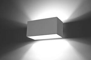 Biały prostokątny kinkiet LED - EX529-Quas
