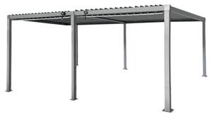 Pergola ogrodowa multiklimatyczna 3x6 m z regulowanym stalowym dachem, 18 m²