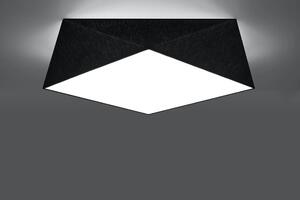 Czarny designerski plafon - EX591-Hexi