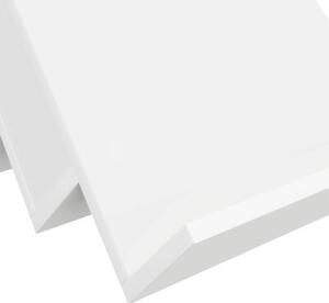 Nowoczesna biała szafka z drewna inżynieryjnego z 3 półkami do salonu