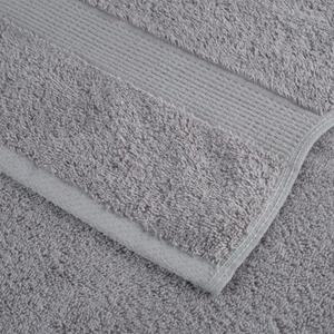 Ręczniki premium, solund 10 szt., szare, 100x150 cm, 600 g/m²