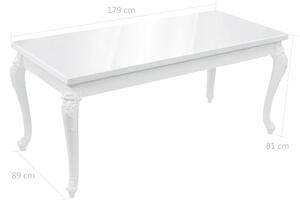 Biały stół z połyskiem – Emilly