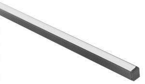 Profil do taśm LED NW02 natynkowy czarny + klosz mleczny 2m Ecolight