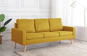 3-osobowa żółta sofa - Eroa 3Q