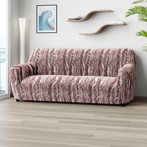 Bi-elastyczne pokrowce OCEANO NOWE brązowe kanapa trzyosobowa (sz. 170 - 220 cm)