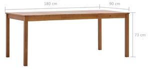 Miodowo-brązowy stół sosnowy – Elmor 3X