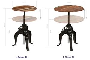 Okrągły stolik barowy do kuchni – Matres 3X