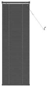 Żaluzja wenecka pvc srebrnoszara 150 x 50 cm - eleganckie rozwiązanie do biura i domu
