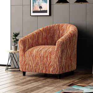 Bi-elastyczne pokrowce UNIVERSO NOWE cieniowane cegła fotel klubowy (sz. 50 - 70 cm)