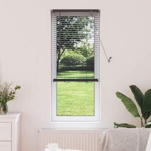 Żaluzja wenecka pvc srebrnoszara 150 x 50 cm - eleganckie rozwiązanie do biura i domu