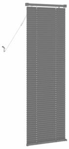 Żaluzja wenecka pvc srebrnoszara 150 x 50 cm - eleganckie rozwiązanie do biura i domu