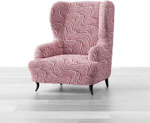 Bi-elastyczne pokrowce BRILLANTE bordowe fotel uszak (sz. 60 - 110 cm)