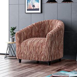 Bi-elastyczne pokrowce UNIVERSO NOWE cieniowane brąz fotel klubowy (sz. 50 - 70 cm)