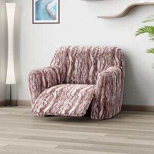 Bi-elastyczne pokrowce OCEANO NOWE brązowe fotel relaks (sz. 70 - 90 cm)
