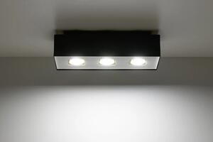 Nowoczesny plafon LED E775-Mons - czarny