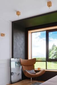 Drewniany kwadratowy plafon loftowy - EX638-Abes